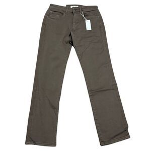 WARP + WEFT Mens Jeans ORD Chicago Straight Leg Capers Brown Denim NWT 29 x 32